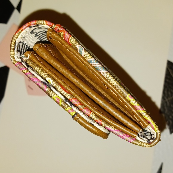 Juicy Couture Chestnut Chino Mult Glam Elongated Flap Wallet Accessories Vegan - Picture 13 of 16